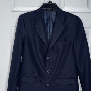 Van Heusen Navy Blue Young Boys Suit Jacket